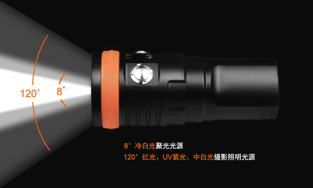 D900V水下摄影灯,水下摄影补光灯,潜水照明灯,打捞照明,OrcaTorch虎鲸 D900V水下摄影灯,水下摄影补光灯,潜水照明灯,打捞照明,OrcaTorch虎鲸
