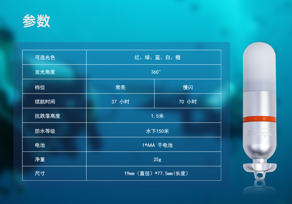 虎鲸OrcaTorch SD01 Pro潜水信号灯,水下潜水灯,潜水信号灯厂家,潜水灯