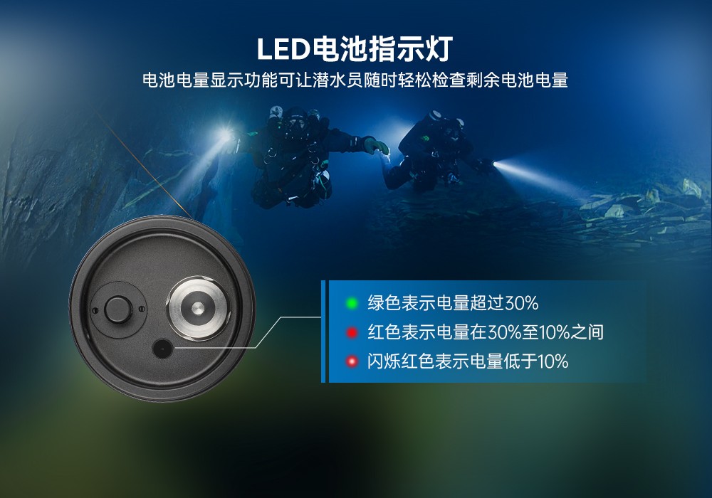 D920潜水无线主灯,水下技术主灯,潜水照明灯,水域救援照明,虎鲸OrcaTorch