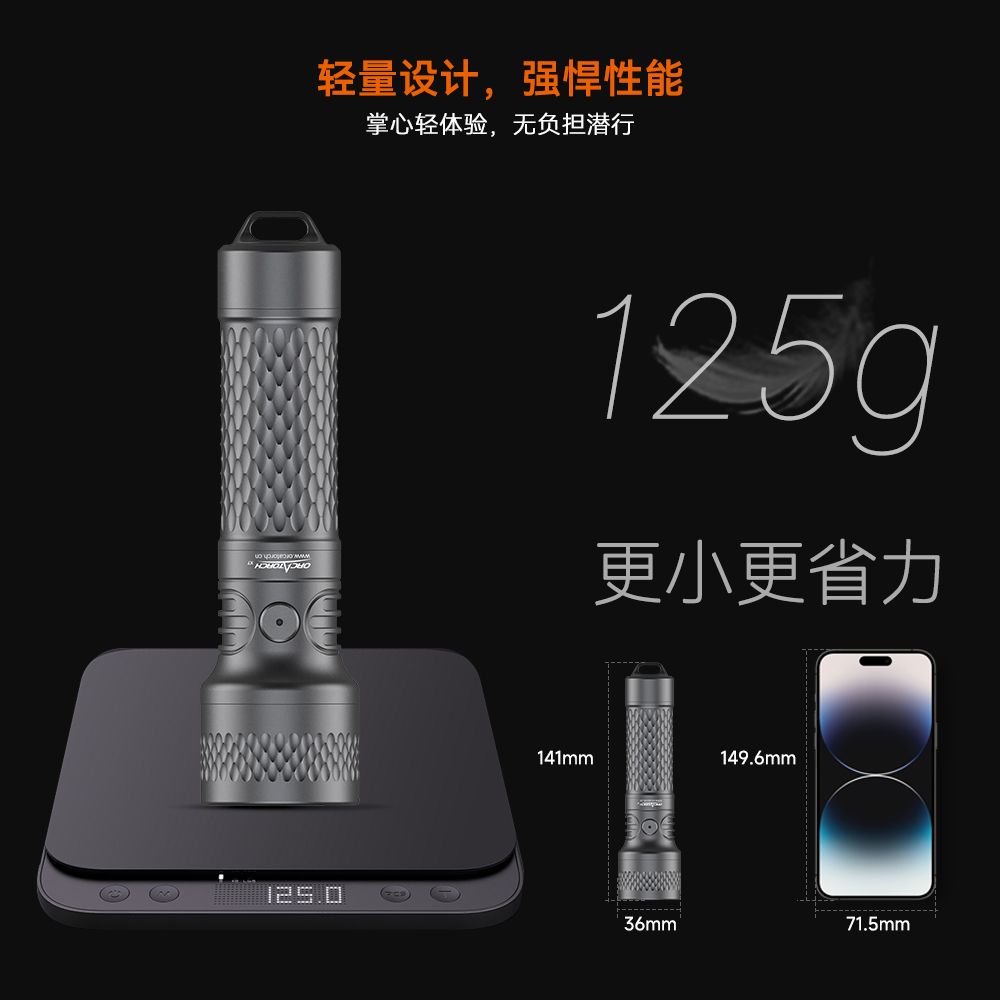 虎鲸OrcaTorch，虎鲸 X7潜水手电筒，2025新款潜水手电筒，水下照明灯，水下搜索灯，沉船照明灯，潜水灯
