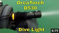 OrcaTorch D530 dive light review
