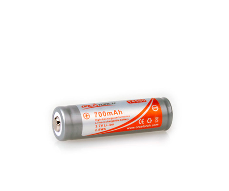 14500锂离子电池700mAh